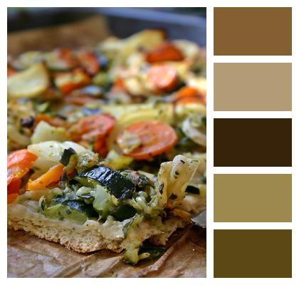 Pizza Meal Vegetable Pizza Image